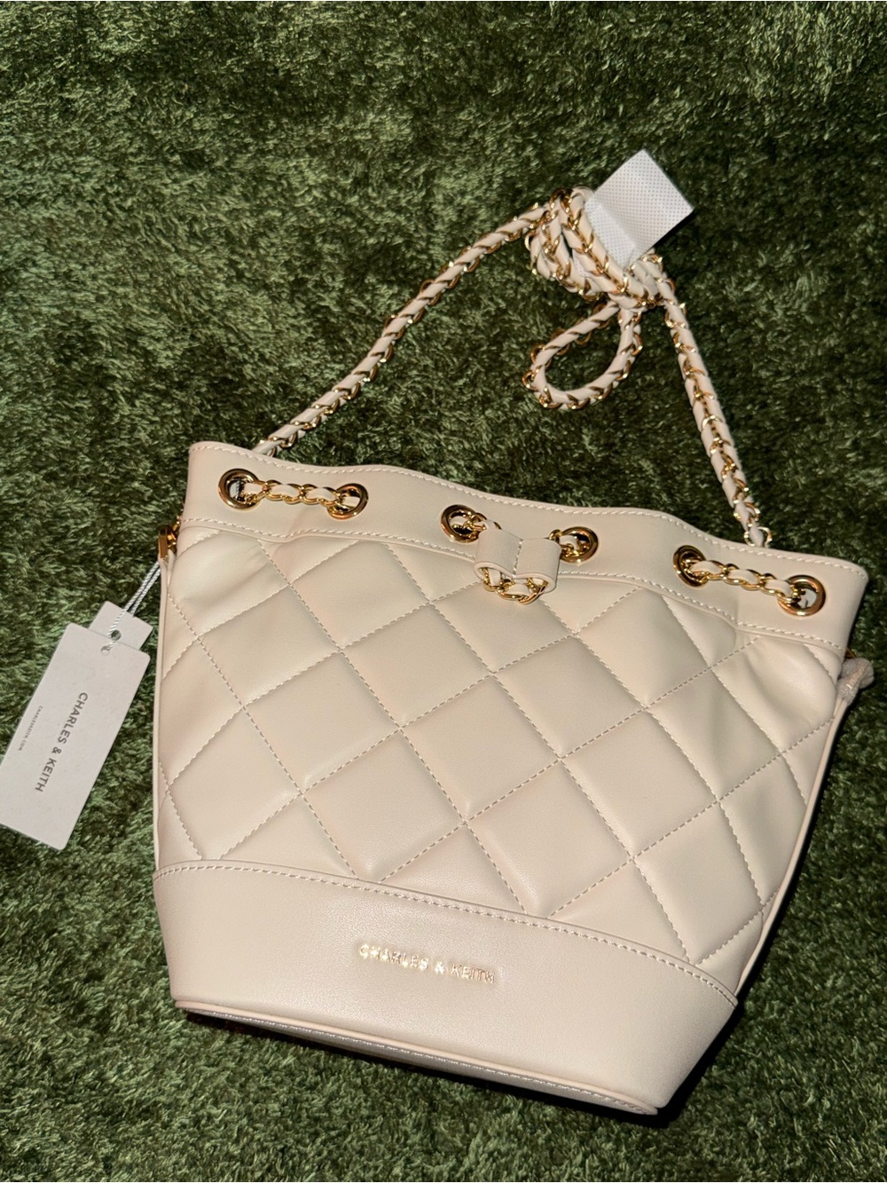Charles & Keith Multi-Way Convertible Crossbody/Backpack